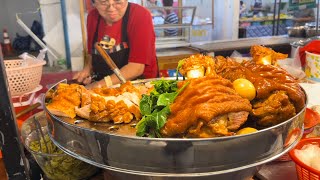 BANGKOK BTS Skytrain Udom Suk Station  Street Food [upl. by Miharbi]