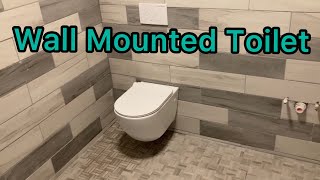 Swiss Madison Wall Hung Toilet Installation Tutorial [upl. by Marashio]