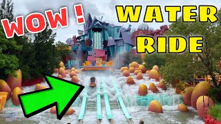 4K Dudley DoRights Ripsaw Falls POV Water Log Ride Islands of Adventure Universal Orlando [upl. by Wylie]