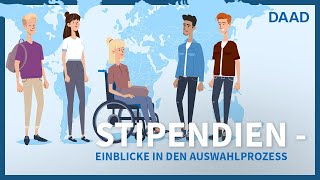 Wer entscheidet ob ich das Stipendium bekomme  Auswahlprozess für Stipendien beim DAAD [upl. by Shaikh601]