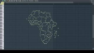 Musical Map of Africa Midi Art [upl. by Lamak]