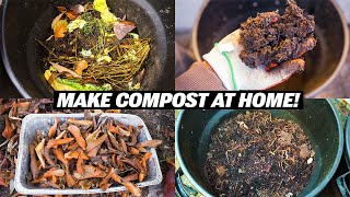 Compost Made Simple Create Rich Organic Compost at Home  Easy Gardening Tutorial [upl. by Ameehs]