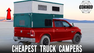 9 PopTop Truck Campers with the Lightest Weight and Lowest Price [upl. by Elbart449]