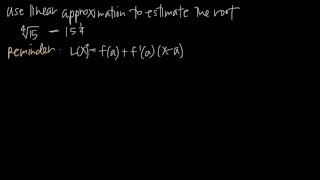 ESTIMATE THE ROOT with linear approximation KristaKingMath [upl. by Tabbi547]