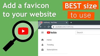 Favicon Tutorial How to add a favicon  What is a favicon [upl. by Franz]