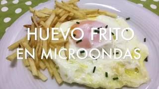 Receta de huevo frito en microondas  Divina Cocina [upl. by Rind711]