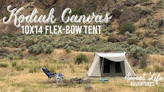 Kodiak Canvas FlexBow 10X14 Tent  TutorialReview [upl. by Nossaj]