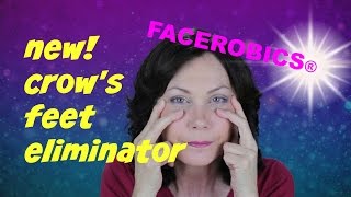 How to Get Rid of Crows Feet Wrinkles  FACEROBICS® Face Exercise Program [upl. by Franzen]