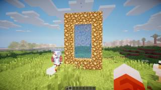 MINECRAFT Como hacer un Portal al CIELO [upl. by Bearnard116]