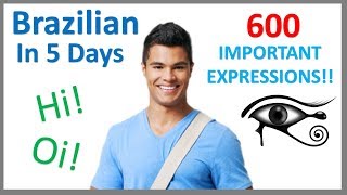 Learn Brazilian Portuguese in 5 days Conversation for Beginners [upl. by Schlenger946]