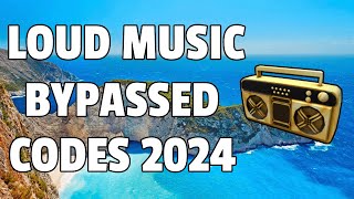 LOUD MUSIC BYPASSED Roblox Ids WORKING 2024 [upl. by Enylekcaj]