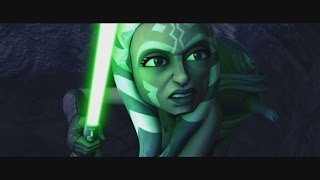 Star Wars The Clone Wars  Ahsoka Tano vs MagnaGuards 1080p [upl. by Scheers212]