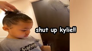 Stomi being mean to kylie for 2 minutes and 22 seconds [upl. by Ellebasi896]