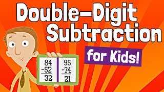 DoubleDigit Subtraction for Kids [upl. by Hazlip]