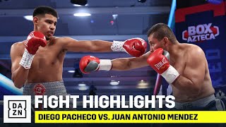 HIGHLIGHTS  Diego Pacheco vs Juan Antonio Mendez [upl. by Acul446]