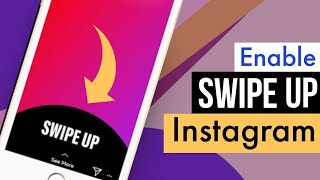 How to enable swipe up in Instagram stories  100 Working [upl. by Aienahs]