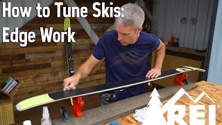 How to Tune Ski Edges  Remove Burrs and Rust  REI [upl. by Moon]