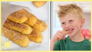 EAT  How to Make Baked Churros [upl. by Nils]