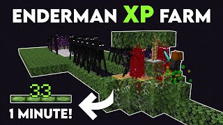 Minecraft EASY ENDERMAN XP FARM 120 Without ENDERMITE [upl. by Younglove57]