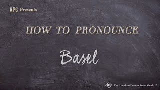 How to Pronounce Basel Real Life Examples [upl. by Ethelinda233]