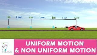 UNIFORM MOTION amp NON UNIFORM MOTION [upl. by Inad705]