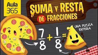 ¿Cómo Sumar y Restar Fracciones  Videos Educativos Aula365 [upl. by Elacim67]