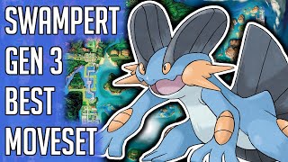 Swampert Gen 3 Best Moveset  Swampert Best Moveset Moves Pokemon Emerald Ruby Sapphire Red Green [upl. by Neumann]