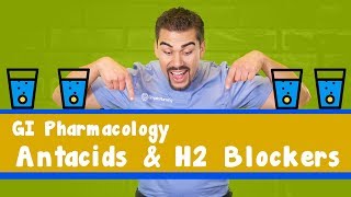 GI pharmacology Antacids amp H2 blockers [upl. by Uda29]