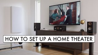 HOW TO Set Up a 51 HOME THEATER Surround Sound Speaker System [upl. by Anitac658]