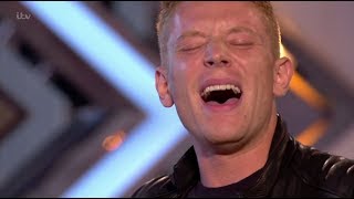 Aidan Martin EMOTIONAL Original Song quotPunchlinequot and Has the Judges in TEARS on X Factor UK [upl. by Fredia]