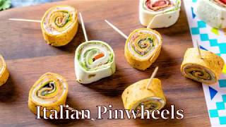 Italian Pinwheels  Easy amp Delicious Party Appetizer Recipe [upl. by Raphaela813]