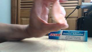 How to apply Secure denture adhesive [upl. by Eirrac]