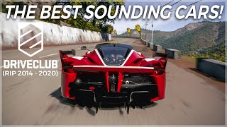 DRIVECLUBs Best Sounding Cars RIP 2014  2020  All Engine Sounds incl DLCs  PS4 Pro Quality [upl. by Nylicaj]