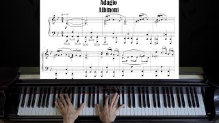 Albinoni  Adagio in G minor  Piano Tutorial [upl. by Annig614]