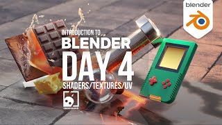 Blender Day 4  ShadingTexturingUV  Introduction Series for Beginners [upl. by Retxed]