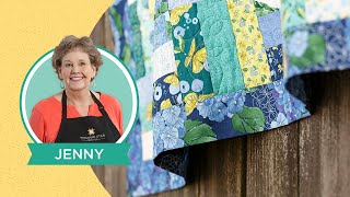 Make a Self Binding Quilt with Jenny Doan of Missouri Star Video Tutorial [upl. by Ainafets803]