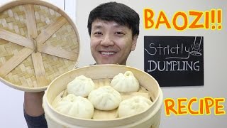 EASY DELICIOUS Chinese Pork Bun Recipe Baozi 包子 [upl. by Ellebanna]