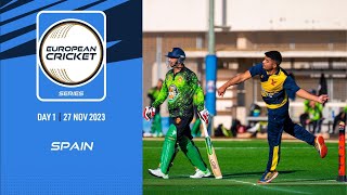 🔴 ECS Spain 2023  Day 1  T10 Live Cricket  European Cricket [upl. by Mathre]