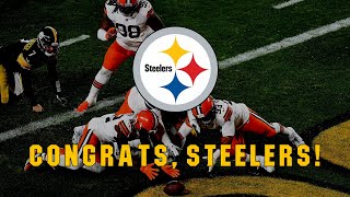 Congrats Steelers 2021 [upl. by Aidam973]