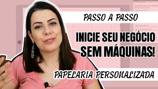 PAP  Como começar na papelaria personalizada só com tesoura  NATÁLIA MOURA [upl. by Daye]