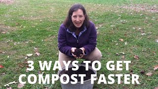 How to Make Compost Faster and Know When Its Ready Quick Start to Composting Part 3 [upl. by Rimhsak]