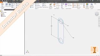 Inventor 101 Sketch Constraints [upl. by Ynnaej49]