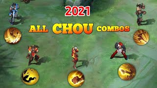 ALL 25 TYPES of CHOU COMBO FREESTYLES for 2021 YOU NEED TO KNOW  DAKZY CHOU TUTORIAL [upl. by Adoree]