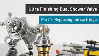 Ultra Finishing 34quot Dual Control Valve Part 1 Replacing the cartridge [upl. by Alicec]