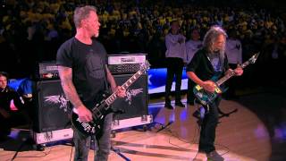 Metallica Performs National Anthem Before Finals Game 5 [upl. by Knutson]