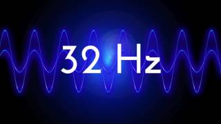 32 Hz clean sine wave BASS TEST TONE frequency [upl. by Kalfas]