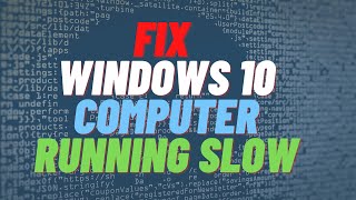 Fix Windows 10 Computer Running Slow [upl. by Ahsimik57]