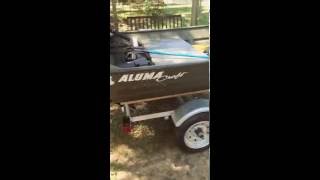 14 ft aluma craft Jon boat review [upl. by Elwina668]