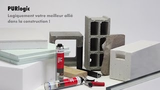 Colle mousse polyuréthane PURlogic  Würth [upl. by Odnalra]