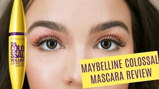 Maybelline Colossal Mascara Review  Demo [upl. by Perron]